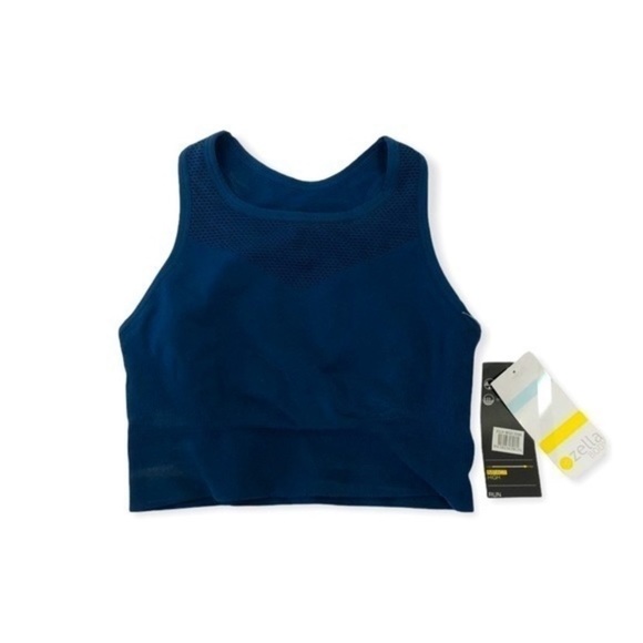 Zella Teal High Performance Sports Bra New - Picture 2 of 3